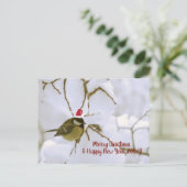 ハッピーホリデーズハガキ ポストカード (スタンド正面)