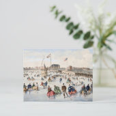 ハッピーホリデーズハガキ ポストカード (スタンド正面)