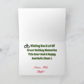 ハッピーホリデーズハンドカフスカード カード (内部)