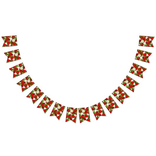 ハッピーホリデーズバナー バンティングフラッグ (全)