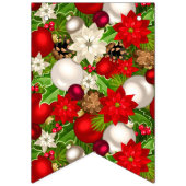 ハッピーホリデーズバナー バンティングフラッグ (第1の旗)