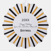 ハッピーホリデーズバニーラビット オーナメントカード (裏面)