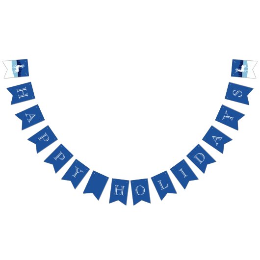 ハッピーホリデーズバンティングバナー バンティングフラッグ (全)