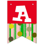 ハッピーホリデーズバンティンフラッグ バンティングフラッグ (第3の旗)