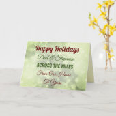 ハッピーホリデーズパパ&ステップマザマイル カード (黄色い花)