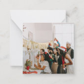 ハッピーホリデーズビジネスコーポレーションのロゴ ノートカード (裏面)