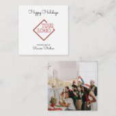 ハッピーホリデーズビジネスコーポレーションのロゴ ノートカード (正面/裏面)