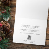 ハッピーホリデーズビジネスロゴQRコードクリスマス シーズンカード