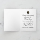 ハッピーホリデーズビジネス企業の/オーナメント シーズンカード (内部)