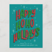 ハッピーホリデーズビジネス シーズンポストカード (正面)