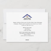 ハッピーホリデーズビーチウォーターカラービジネス シーズンカード (裏面)