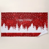 ハッピーホリデーズビーチタオル ビーチタオル (正面)