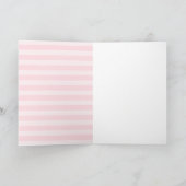 ハッピーホリデーズピンククリスマスツリーホリデーカード シーズンカード (内部)