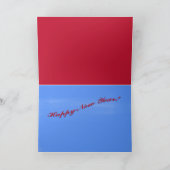 ハッピーホリデーズピースジョーノールメリークリスマス シーズンカード (内部)