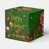 ハッピーホリデーズファミリーウィズクリスマスバウブル フェイバーボックス (裏面サイド)