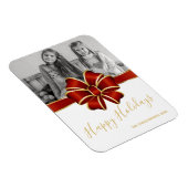 ハッピーホリデーズファミリーキッズフォト マグネット (右側)