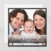 ハッピーホリデーズファミリーフォトカルカボカスタムード (正面/裏面)