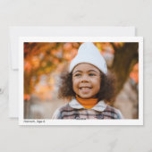 ハッピーホリデーズファミリーフォトスクリプモダントオーバーレイ シーズンカード (裏面)