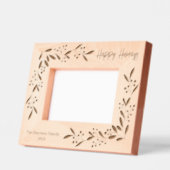 ハッピーホリデーズファミリー名刻印枠 レーザー彫刻フレーム (左)