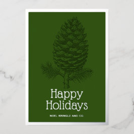 ハッピーホリデーズフィアピネコ企業のン 箔シーズンカード