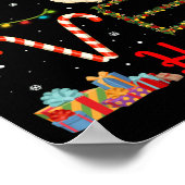 ハッピーホリデーズフェスティバルシーズンクリスマスラブ ポスター (角)