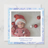 ハッピーホリデーズフェスティバルベビー写真 シーズンカード (正面)