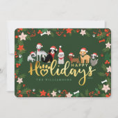 ハッピーホリデーズフェスティバルペットファミリードッグブリーズ シーズンカード (正面)