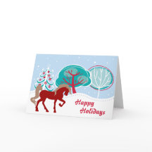 ハッピーホリデーズフェスティバルホーススノーウィークリスマス