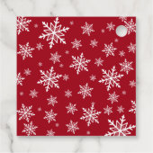 ハッピーホリデーズフェスティバルレッドバウブル3写真 フェイバータグ (裏面)