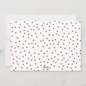 ハッピーホリデーズフォトウィンターボタニカルレッドベリー シーズンカード (裏面)