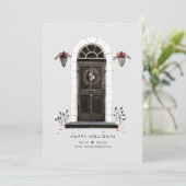 ハッピーホリデーズフォトウォーターカラーフロントドア シーズンカード (スタンド正面)