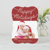 ハッピーホリデーズフォトカード シーズンカード (スタンド正面)