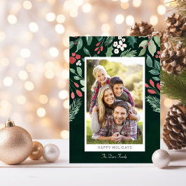 ハッピーホリデーズフォトカード シーズンカード