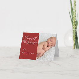 ハッピーホリデーズフォトカード シーズンカード