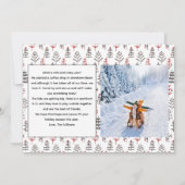 ハッピーホリデーズフォトカード 招待状 (裏面)