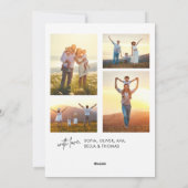 ハッピーホリデーズフォトクリスマスカードを挿入 シーズンカード (裏面)