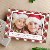 ハッピーホリデーズフォトクリスマス シーズンカード