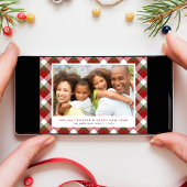 ハッピーホリデーズフォトクリスマス シーズンカード