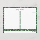 ハッピーホリデーズフォトクリスマス ポストカード (裏面)