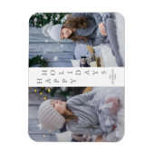 ハッピーホリデーズフォトクリスマス マグネット (縦)