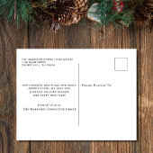 ハッピーホリデーズフォトクリス企業のマス シーズンポストカード