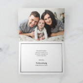 ハッピーホリデーズフォトコラージュのグリーティングカード シーズンカード (内部)