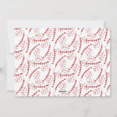 ハッピーホリデーズフォトコラージーホリージョイピースラブ シーズンカード (裏面)