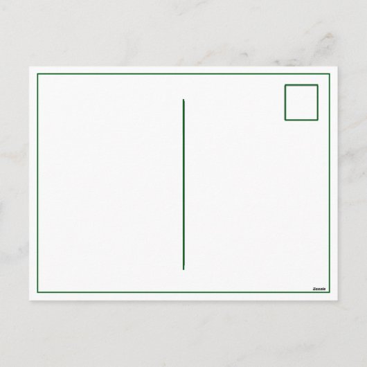 ハッピーホリデーズフォトバッファロープレイドポストカード シーズンポストカード (裏面)