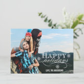 ハッピーホリデーズフォトフラットカード シーズンカード (スタンド正面)