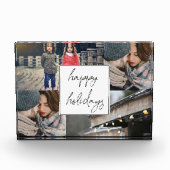 ハッピーホリデーズフォーフォトコラージュ フォトブロック (正面)