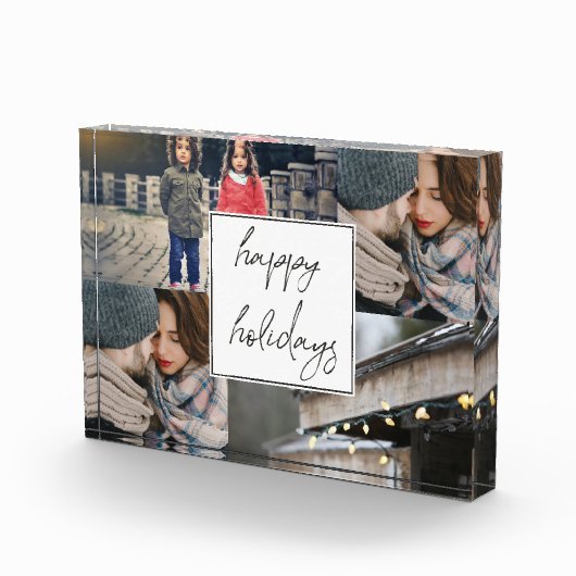 ハッピーホリデーズフォーフォトコラージュ フォトブロック (右)