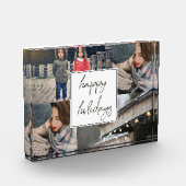 ハッピーホリデーズフォーフォトコラージュ フォトブロック (左)