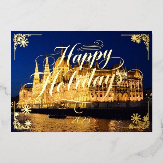 ハッピーホリデーズブダペストナイトタイムポゾン 箔シーズンカード (正面)