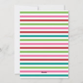 ハッピーホリデーズブライトおもしろいレトロクリスマスツリー シーズンカード (裏面)